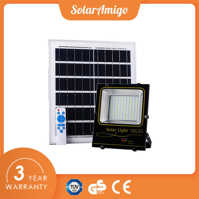 SolarAmigo Energy saving outdoor waterproof IP65 30w 50w 60w 75w 100w 120w 200w led solar flood light